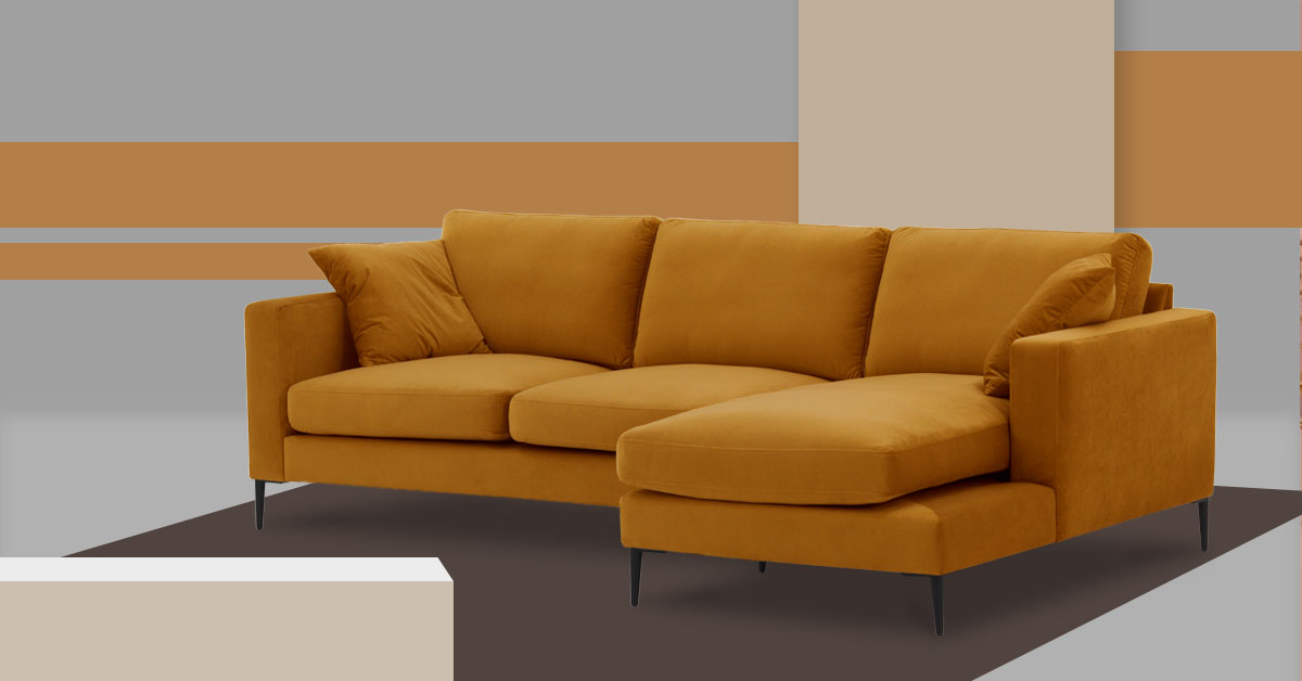 Mustard Sofas How To Accessorise Them, Mustard Yellow Leather Furniture